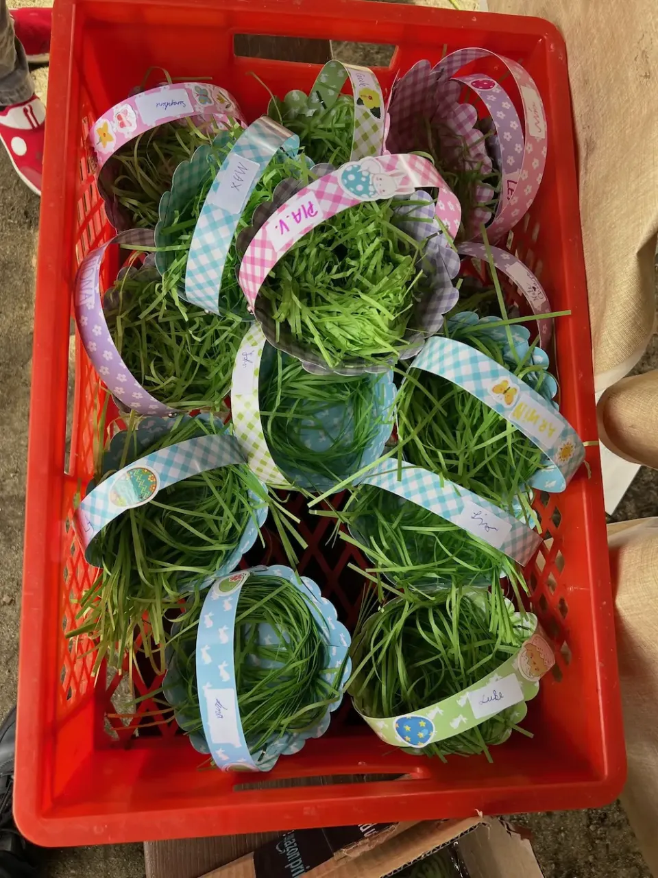 Einweihung neuer Hüpfburg am Osternachmittag