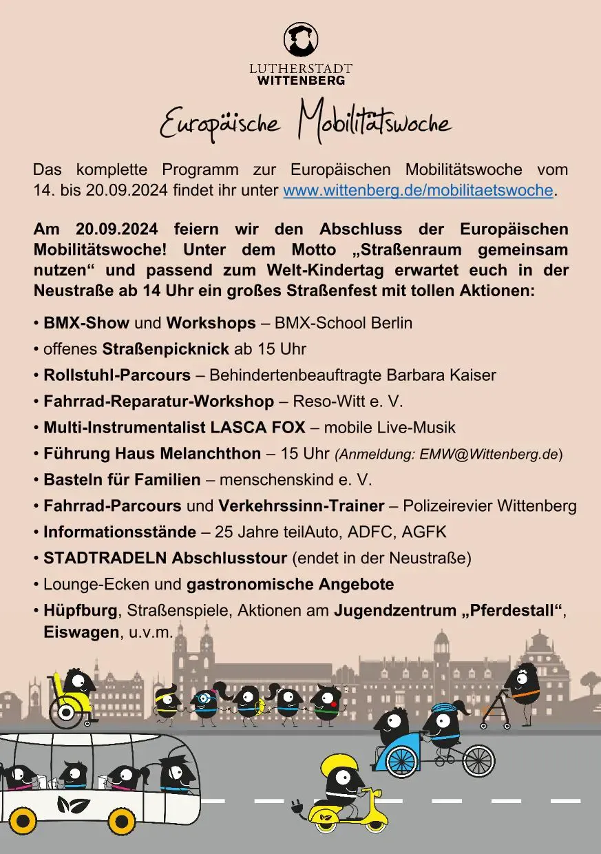 Reso-Witt bei Europäischer Mobilitätswoche