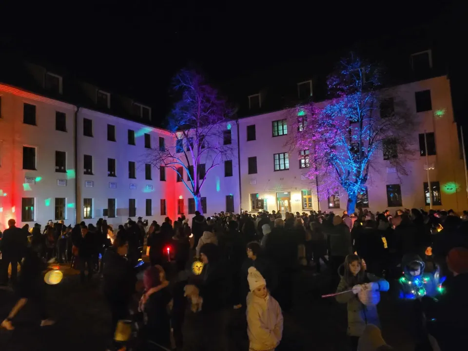 Gut besuchter Lampionumzug