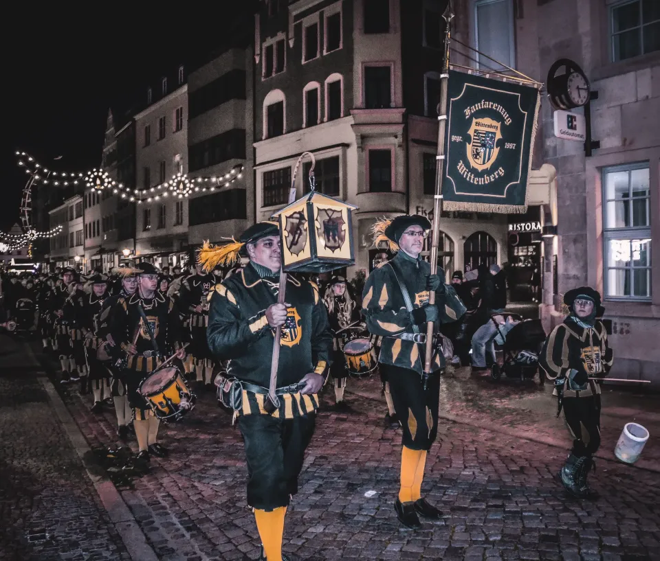 Gut besuchter Lampionumzug