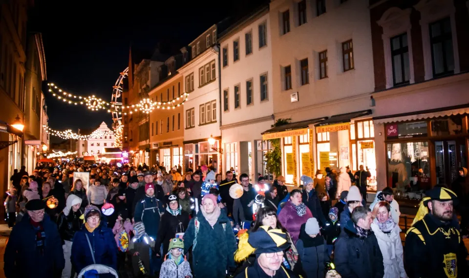 Gut besuchter Lampionumzug