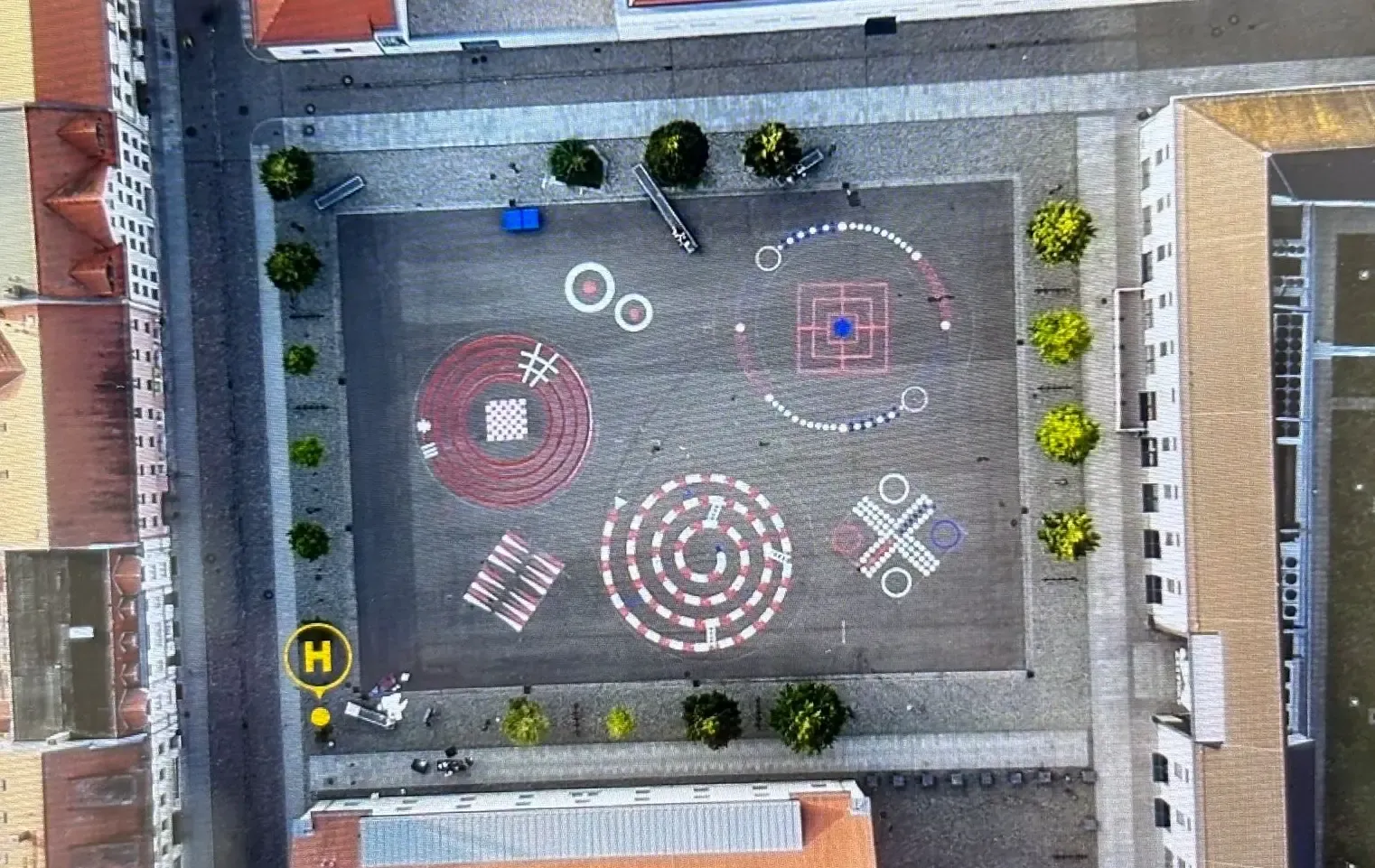 Projekt „Spielfeld Stadt“ auf Wittenbergs Arsenalplatz umgesetzt