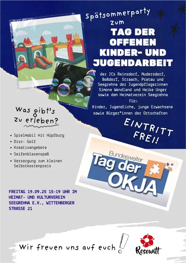 19.09. Bundesweiter Tag der oKJA in Seegrehna