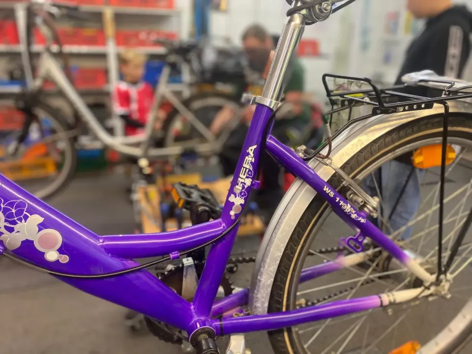 Fahrradreparierworkshop unserer Fahrradwerkstatt