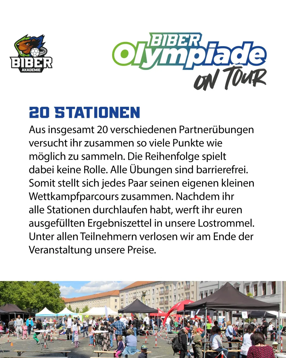 Generationsübergreifende Biberolympiade