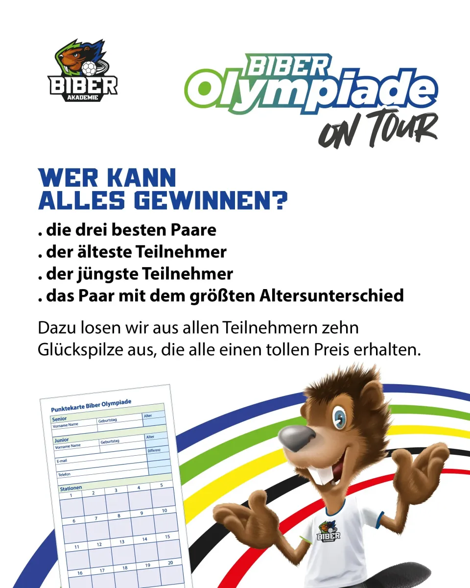 Generationsübergreifende Biberolympiade