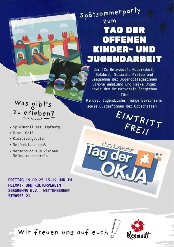 Spätsommerparty im Heimatverein Seegrehna