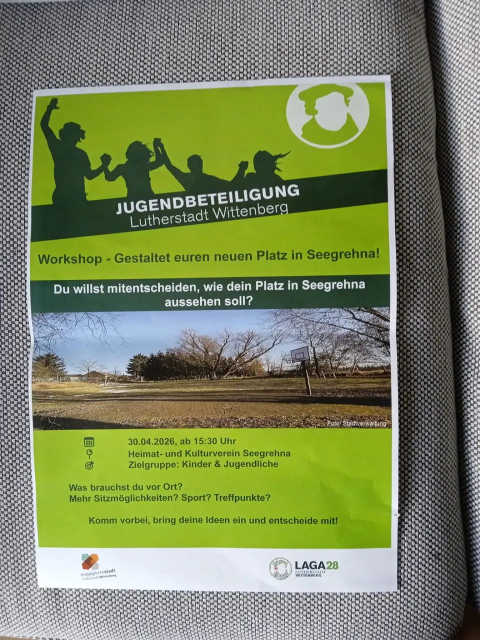 Jugendbeteiligung im Wittenberger Ortsteil Seegrehna