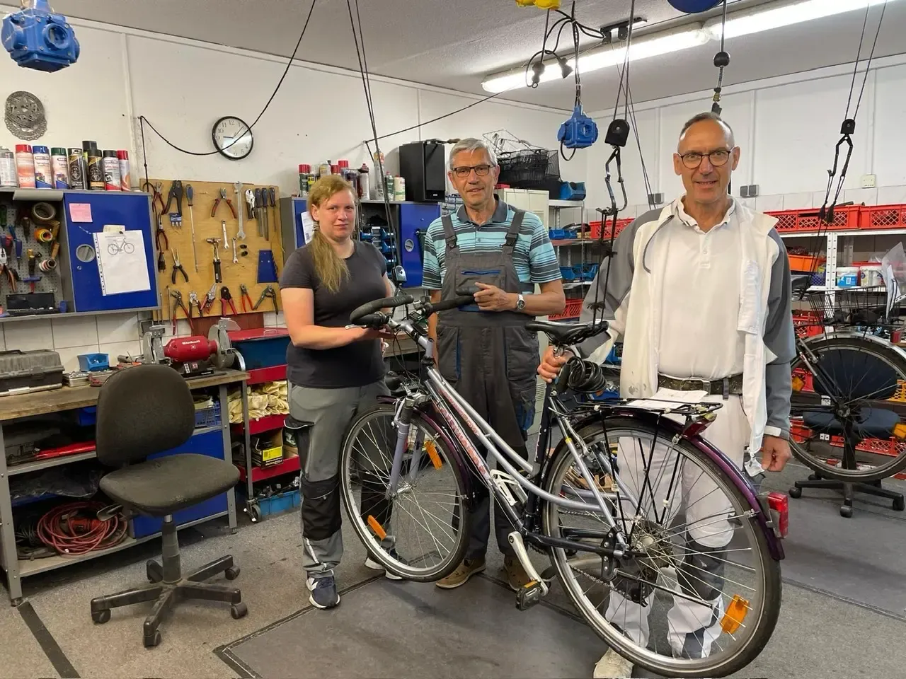 Soziale Fahrradwerkstatt in Wittenberg-Lerchenberg